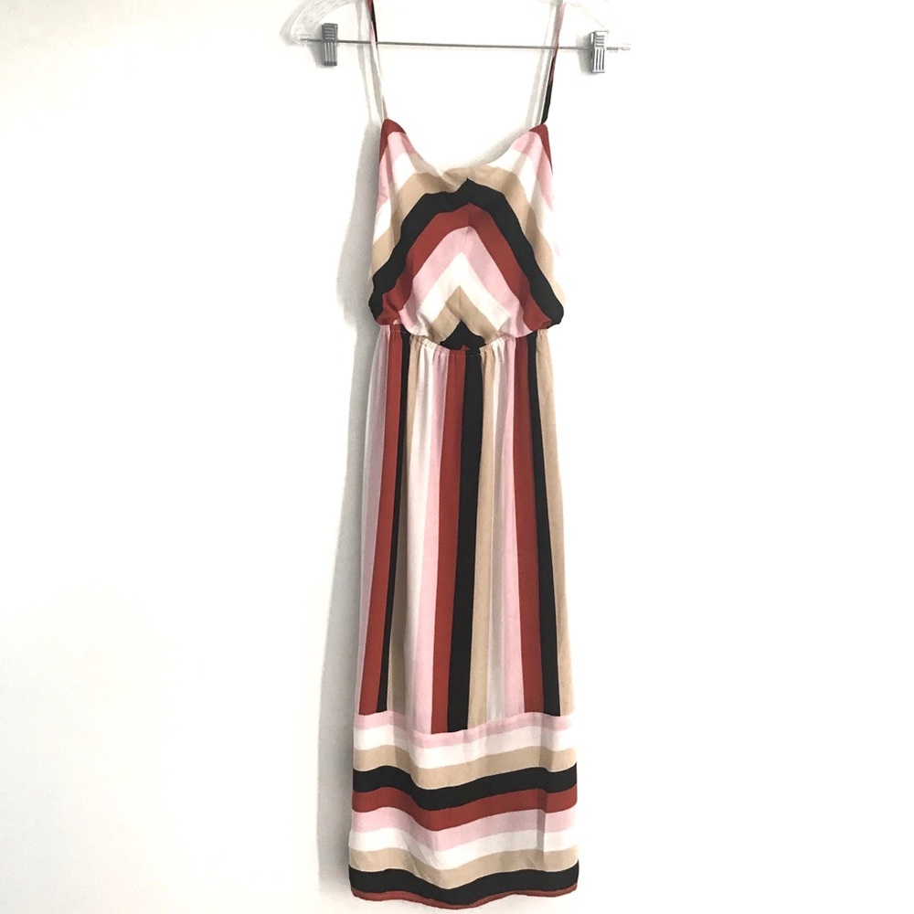 Forever 21 NWT Maxi Dress Striped sz M